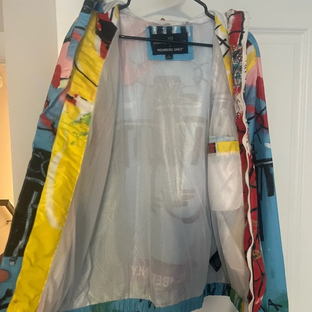 Basquiat x Members Only Full Zip jacket size L NWT - Picture 4 of 6